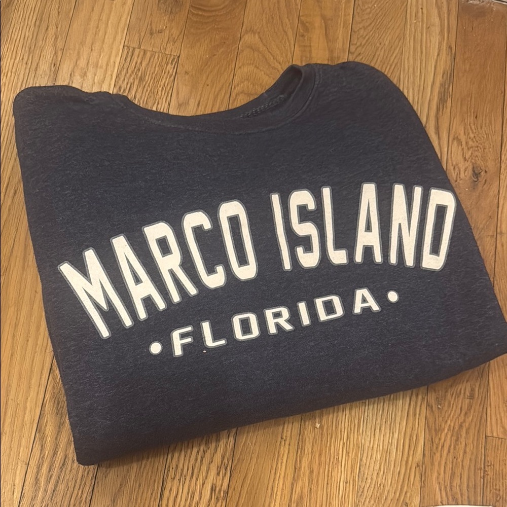Marco Island Florida Navy Sweatshirt